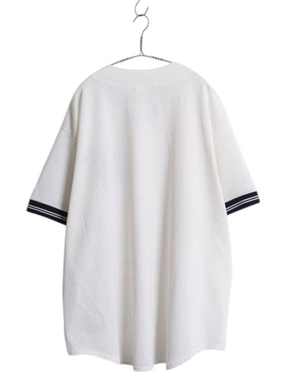 USA製 ヤンキース ベースボール シャツ メンズ XXL / MLB オフィシャル マジェスティック 大リーグ ユニフォーム 大きいサイズ 半袖シャツ