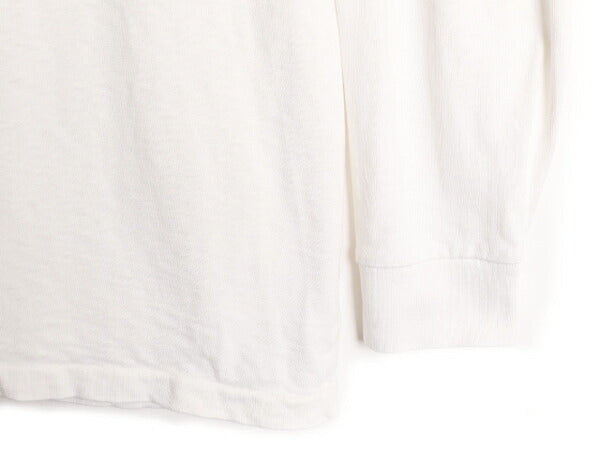 ポロ ラルフローレン 長袖 ラガー シャツ メンズ XL / 古着 ラグビー 長袖シャツ ヘビーウェイト ワンポイント ワッペン 大きいサイズ 白
