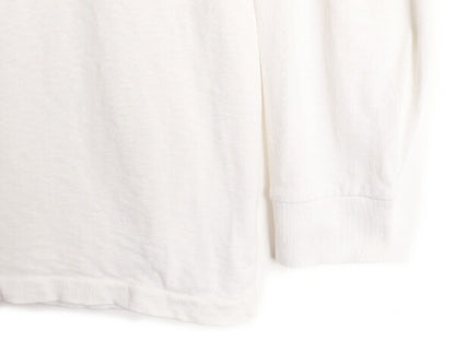 ポロ ラルフローレン 長袖 ラガー シャツ メンズ XL / 古着 ラグビー 長袖シャツ ヘビーウェイト ワンポイント ワッペン 大きいサイズ 白
