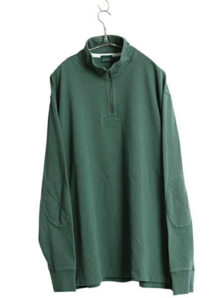 ジェイクルー ハーフジップ 長袖 カットソー メンズ XL 程 復刻 巨人タグ ラガーシャツ 素材 長袖シャツ ポロシャツ ラグビー 大きいサイズ