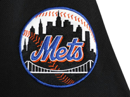 メッツ ベースボール シャツ メンズ L 程/ 古着 MLB オフィシャル マジェスティック 大リーグ ユニフォーム ゲームシャツ ジャージ 重ね着
