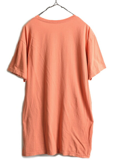 大きいサイズ XL ■ パタゴニア プリント 半袖 Tシャツ メンズ / PATAGONIA アウトドア ロゴT プリントTシャツ スリムフィット テラコッタ
