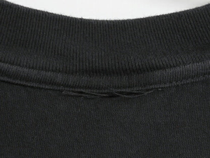 90s ハーレー ダビッドソン 両面 プリント 半袖 Tシャツ メンズ L 程 古着 黒 オールド オフィシャル イーグル ファイヤー ブラック バイク