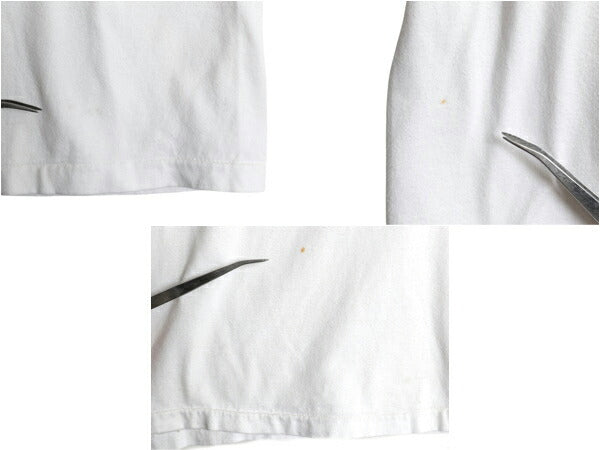 90s USA製 リーバイス アート プリント 半袖 Tシャツ メンズ L / オールド フォト グラフィック 両面 ヘビーウェイト シングルステッチ 白
