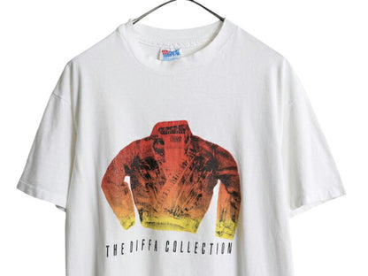 90s USA製 リーバイス アート プリント 半袖 Tシャツ メンズ L / オールド フォト グラフィック 両面 ヘビーウェイト シングルステッチ 白