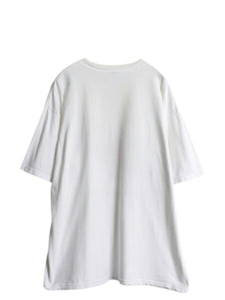 00s ウマ キャラクター アート イラスト プリント Tシャツ メンズ XL 古着 オールド アニマル メッセージ ヘビーウェイト 大きいサイズ 白