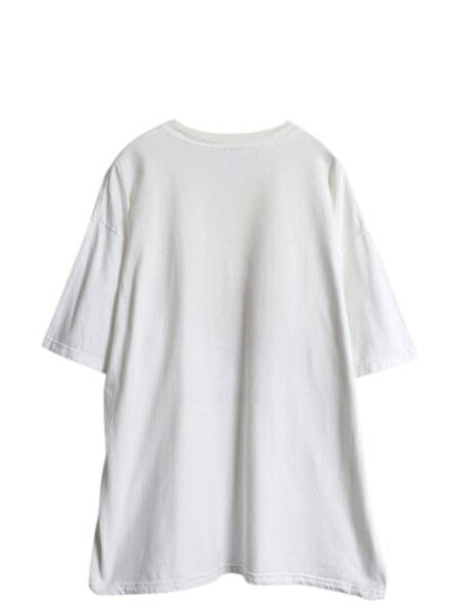 00s ウマ キャラクター アート イラスト プリント Tシャツ メンズ XL 古着 オールド アニマル メッセージ ヘビーウェイト 大きいサイズ 白