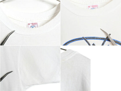 90s スマイル イラスト プリント Tシャツ メンズ XL 古着 オールド 当時物 キャラクター シングルステッチ ニコちゃん 大きいサイズ 音楽