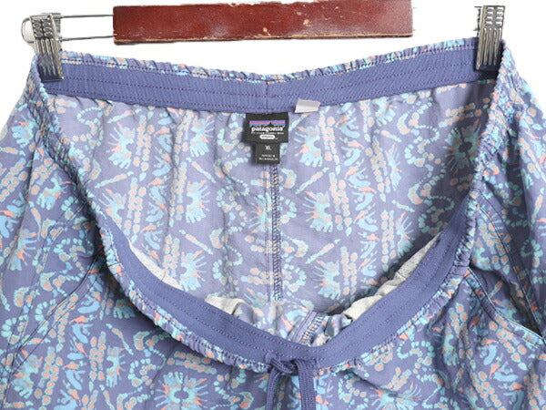 パタゴニア バギーズ ショーツ レディース XL / 古着 Patagonia アウトドア ナイロン ショートパンツ 短パン 総柄 マルチカラー 水陸両用