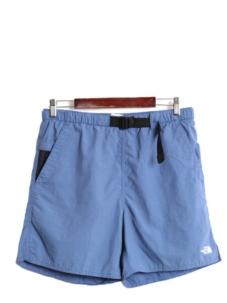 ノースフェイス ナイロン ショートパンツ メンズ S / 古着 The North Face アウトドア ショーツ 短パン 半パン スイム 海パン 水陸両用 青