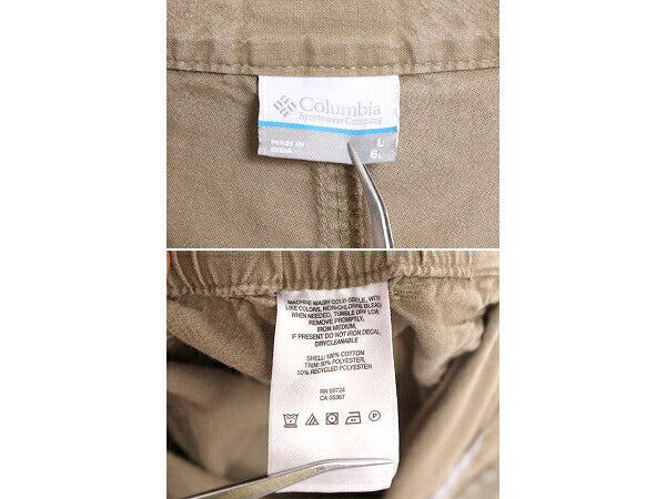 コロンビア PFG コットン フィッシング ショート パンツ メンズ L / Columbia アウトドア ショーツ 短パン 半パン ハーフパンツ アウトドア