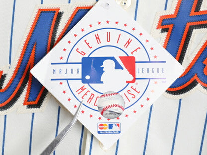デッドストック メッツ ベースボール シャツ キッズ XL メンズ M 程/ 新品 MLB オフィシャル マジェスティック 大リーグ ユニフォーム 野球