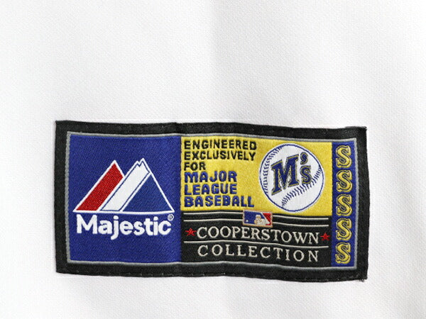 USA製 マリナーズ ベースボール シャツ メンズ L / 古着 MLB オフィシャル マジェスティック 大リーグ ユニフォーム ゲームシャツ ジャージ