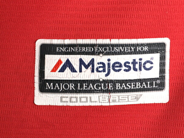 レッドソックス ベースボール シャツ メンズ XL 程/ MLB オフィシャル マジェスティック 大リーグ ユニフォーム ゲームシャツ 大きいサイズ