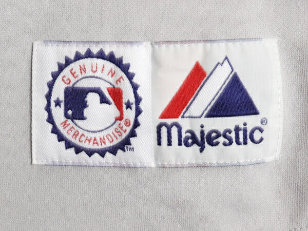 レッズ ベースボール シャツ メンズ L 古着 MLB オフィシャル マジェスティック 大リーグ ユニフォーム  半袖シャツ ゲームシャツ ジャージ