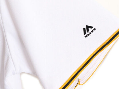 MLB オフィシャル Majestic パイレーツ ベースボール シャツ メンズ XL / 古着 ユニフォーム ゲームシャツ メジャーリーグ 半袖シャツ 野球