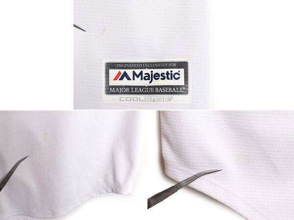 MLB オフィシャル Majestic パイレーツ ベースボール シャツ メンズ XL / 古着 ユニフォーム ゲームシャツ メジャーリーグ 半袖シャツ 野球