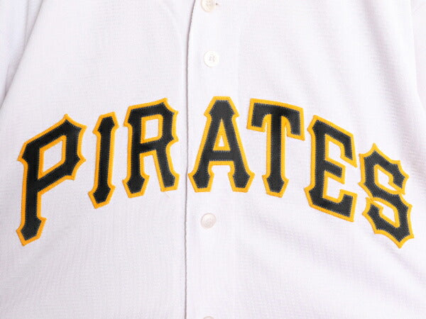 MLB オフィシャル Majestic パイレーツ ベースボール シャツ メンズ XL / 古着 ユニフォーム ゲームシャツ メジャーリーグ 半袖シャツ 野球