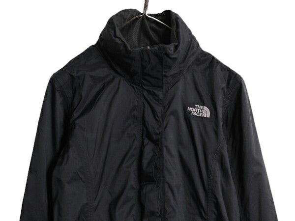 ノースフェイス HYVENT マウンテンパーカー ジャケット レディース S 古着 The North Face アウトドア ナイロン ブルゾン マンパ ブラック