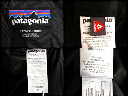 14年製 パタゴニア ナノ パフ ジャケット レディース S / PATAGONIA 中綿 ナイロン キルティング アウトドア ブルゾン フルジップ ブラック