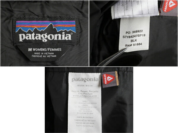 16年製 パタゴニア ナノ パフ ベスト レディース M / Patagonia 中綿 ナイロン キルティング フルジップ アウトドア パッカブル 企業物 黒
