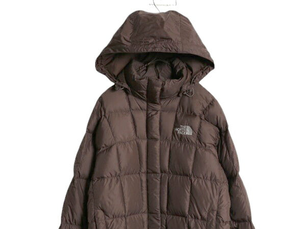 US企画 ノースフェイス ロング ダウン コート レディース S 古着 The North Face アウトドア パーカー ジャケット キルティング 600フィル