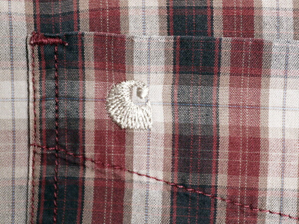 US企画 カーハート チェック ボタンダウン シャツ メンズ XL / 古着 Carhartt ワーク コットン 長袖シャツ 廃盤 ポケット付き 大きいサイズ