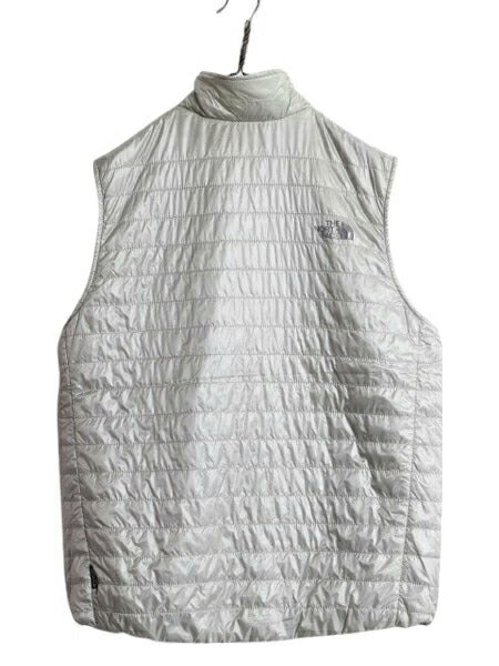 ノースフェイス 中綿 キルティング ナイロン ベスト メンズ L The North Face FLASHDRY 前開き 重ね着 パッカブル アウトドア フルジップ