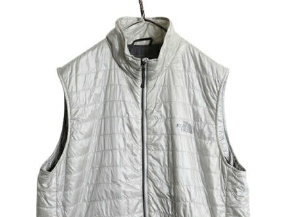 ノースフェイス 中綿 キルティング ナイロン ベスト メンズ L The North Face FLASHDRY 前開き 重ね着 パッカブル アウトドア フルジップ
