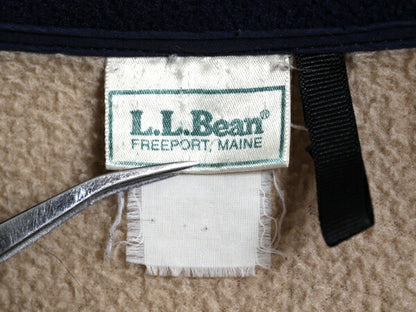 90s エルエルビーン フルジップ パイル フリース ジャケット メンズ M 程/ 90年代 オールド LLBEAN アウトドア ジャンパー ハイネック ボア