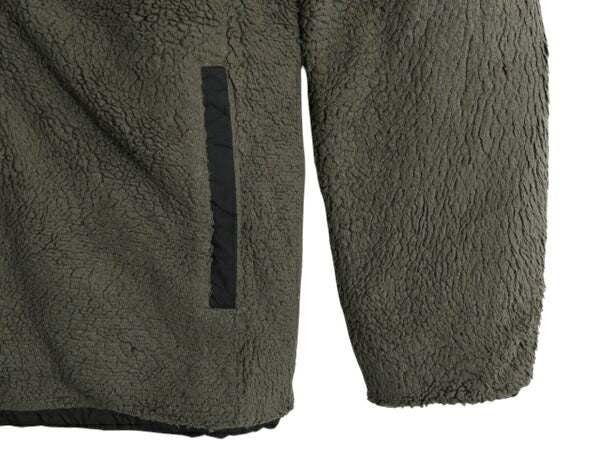 US企画 ノースフェイス リバーシブル ジャケット ボーイズ XL メンズ M 程/ 古着 The North Face ボア パイル フリース 中綿 迷彩 ナイロン
