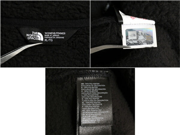 US企画 ノースフェイス キャンプシャー ベスト レディース XL 黒 The North Face パイル フリース フルジップ 重ね着 前開き 大きいサイズ