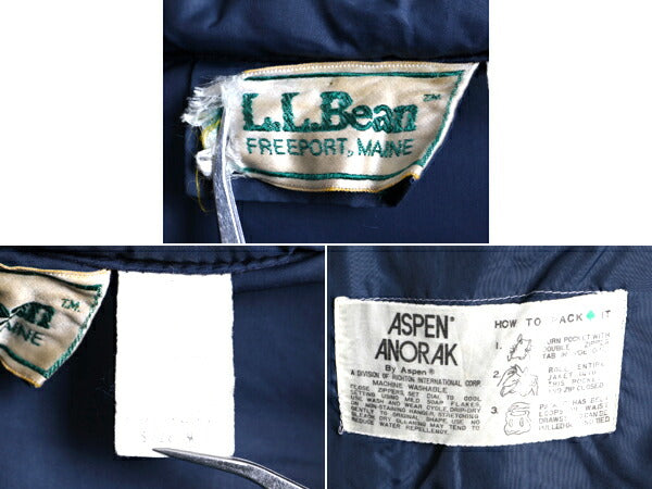80s ■ エルエルビーン ナイロン ジャケット メンズ M / 古着 80年代 ビンテージ LLビーン LLBEAN ジャンパー ブルゾン ウインドブレーカー