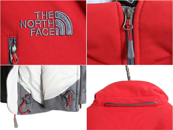 ノースフェイス 中綿 ソフトシェル ジャケット メンズ L / The North Face フルジップ アウトドア ナイロン ブルゾン ハイネック ツートン
