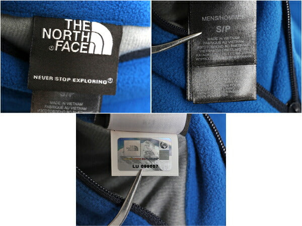 US企画 ノースフェイス リバーシブル ベスト メンズ S 古着 The North Face アウトドア フリース 中綿 ナイロン 前開き 重ね着 フルジップ