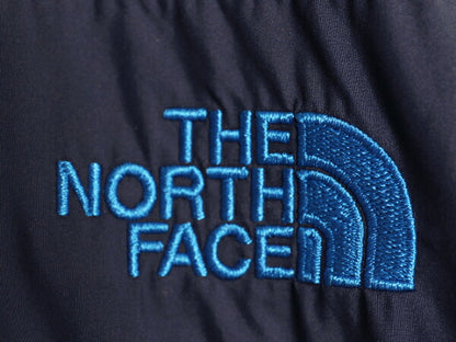 US企画 ノースフェイス リバーシブル ベスト メンズ S 古着 The North Face アウトドア フリース 中綿 ナイロン 前開き 重ね着 フルジップ