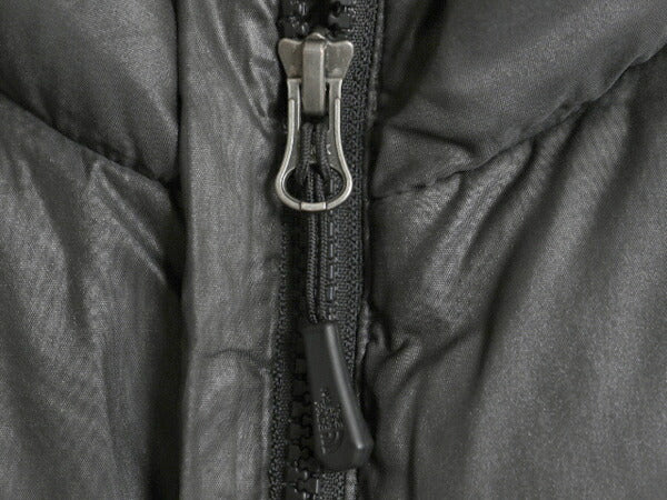 US企画 ノースフェイス ナイロン ダウン ジャケット レディース M / The North Face ジャンパー 550 フィル ハイネック キルティング 濃灰