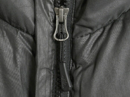 US企画 ノースフェイス ナイロン ダウン ジャケット レディース M / The North Face ジャンパー 550 フィル ハイネック キルティング 濃灰