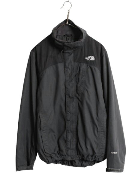 ノースフェイス HyVent ナイロン ジャケット メンズ S / 古着 The North Face アウトドア ブルゾン フルジップ ハイネック ツートン マンパ