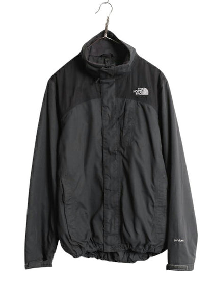ノースフェイス HyVent ナイロン ジャケット メンズ S / 古着 The North Face アウトドア ブルゾン フルジップ ハイネック ツートン マンパ