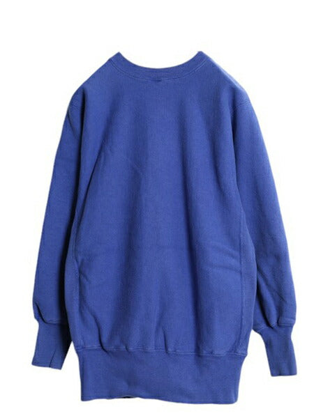 90s USA製 チャンピオン リバースウィーブ スウェット メンズ M 古着 90年代 オールド Champion ワンポイント トレーナー 裏起毛 目付き 青