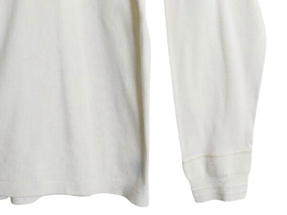90s ポロ ラルフローレン モックネック 長袖 Tシャツ メンズ L オールド ハイネック コットン リブ編み 大きいサイズ ワンポイント 星条旗