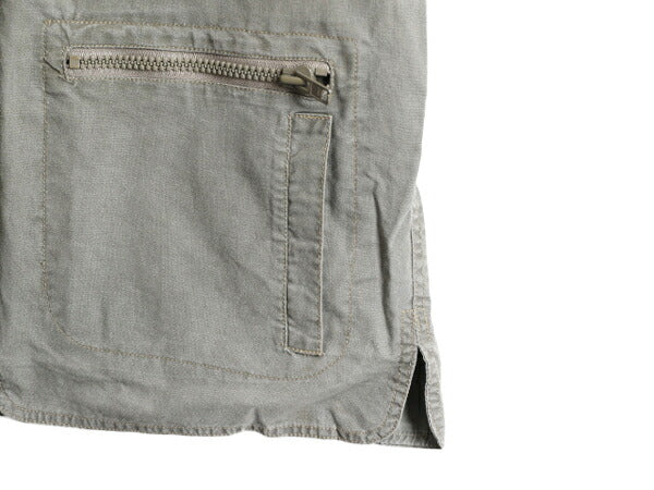 80s バナナリパブリック サファリ ベスト メンズ L 80年代 ヴィンテージ BANANA REPUBLIC 収納 フード ハンティング アウトドア カーキ 緑