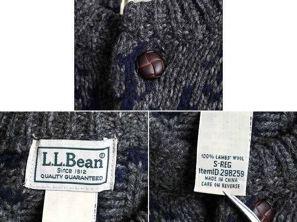 エルエルビーン ノルディック ヘンリーネック ニット セーター メンズ S / LLBean アウトドア 厚手 LLビーン ヘビーウェイト ラム ウール