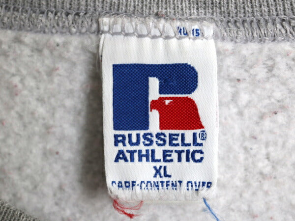 90s ラッセル ボーダー スウェット メンズ レディース XL / 90年代 オールド RUSSELL トレーナー 裏起毛 大きいサイズ クルーネック 無地