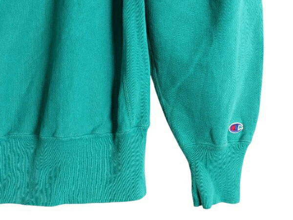 90s USA製 チャンピオン リバースウィーブ スウェット メンズ XL / 古着 オールド Champion トレーナー 裏起毛 ワンポイント 大きいサイズ
