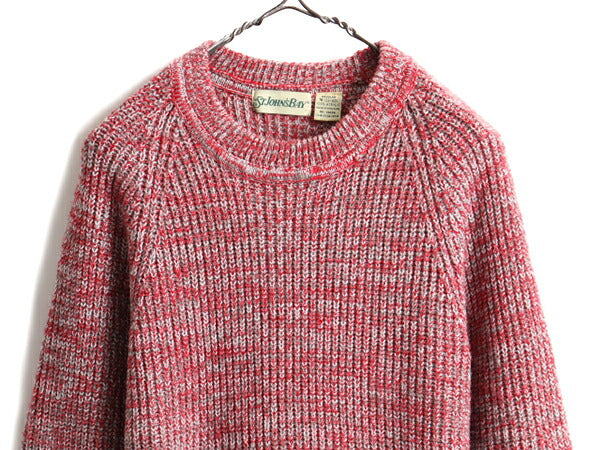 90s オールド ■ ST JOHN'S BAY 長袖 アクリル ニット セーター ( レディース M メンズ S 程) 古着 90年代 セントジョンズベイ JCペニー