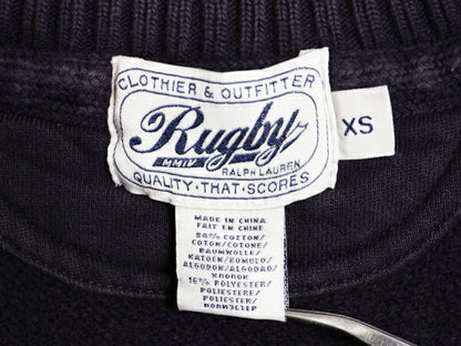 ラグビー ラルフローレン ショールカラー スウェット カーディガン メンズ XS ポロ RUGBY トレーナー 前開き 裏起毛 羽織り ヘビーウェイト