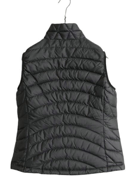 13年製 パタゴニア ダウン セーター ベスト レディース S / 古着 Patagonia フルジップ グース 800フィル 重ね着 パッカブル アウトドア 黒