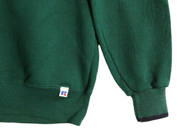 90s USA製 ラッセル 無地 スウェット メンズ レディース XL / 古着 90年代 オールド RUSSELL トレーナー 大きいサイズ 前V 裏起毛 ツートン